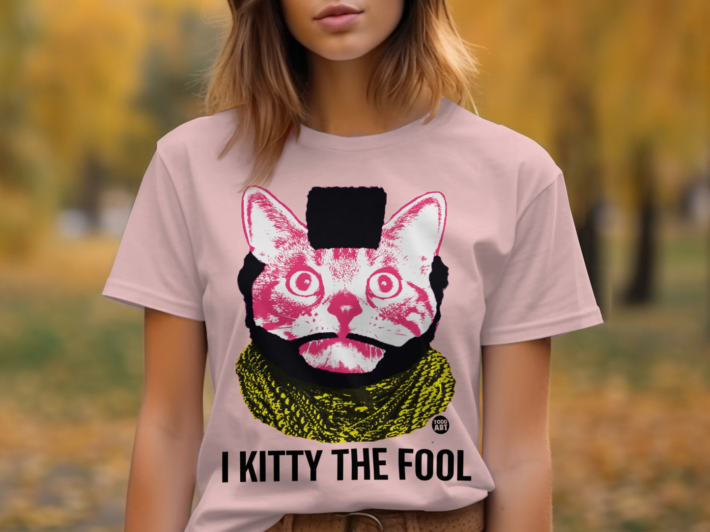 I Kitty the Fool Graphic Tee for Cat Lovers Shirt