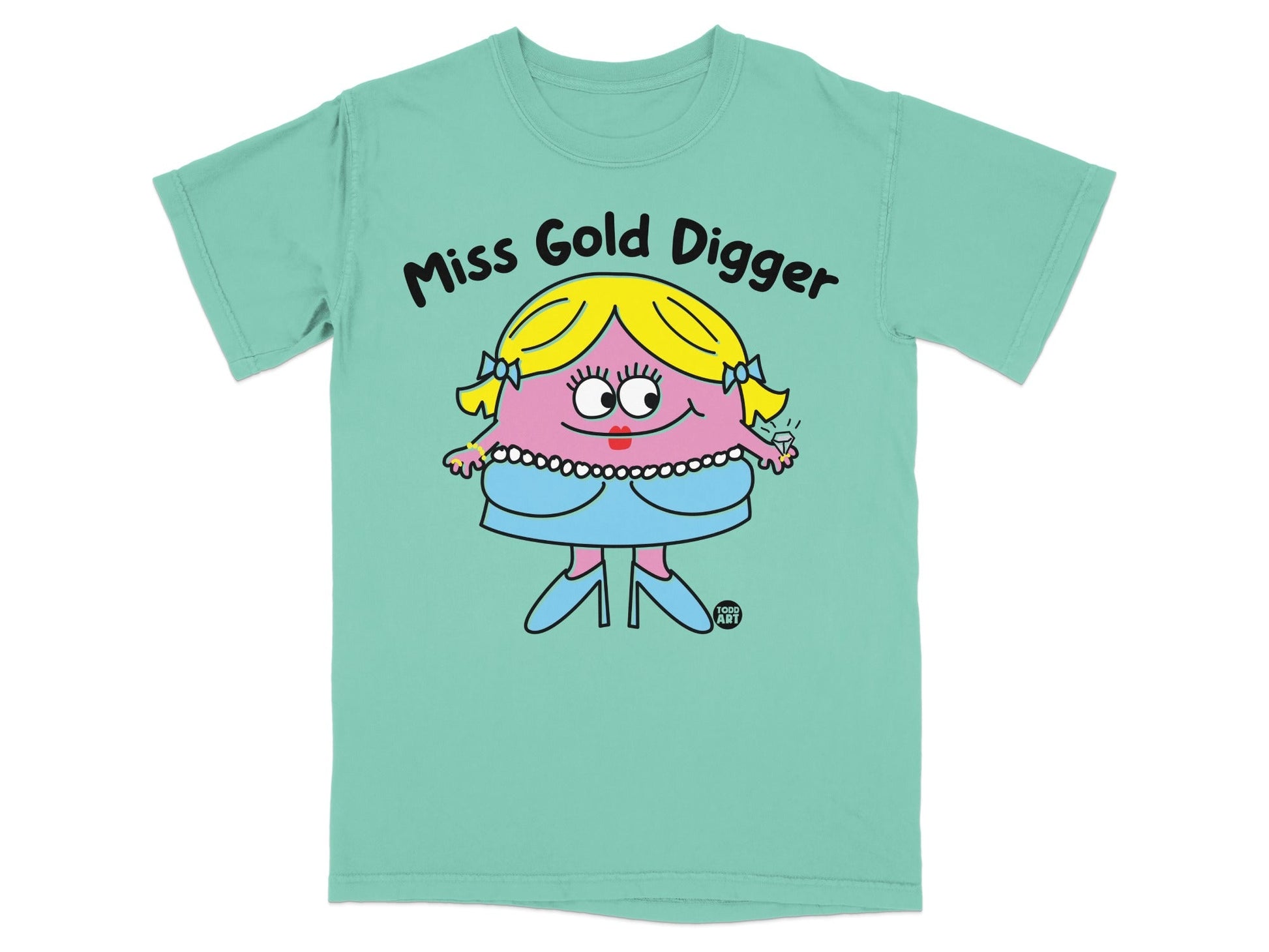 Miss Gold Digger Graphic Printed T-Shirt