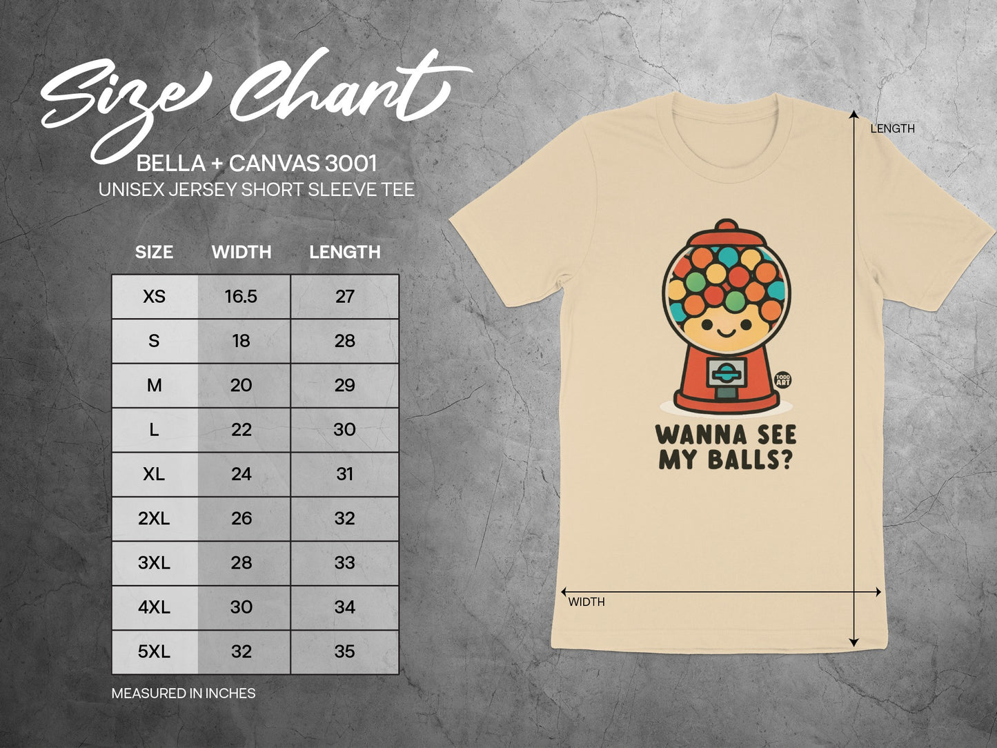 Wanna See My Balls Unisex Jersey Short Sleeve Tee