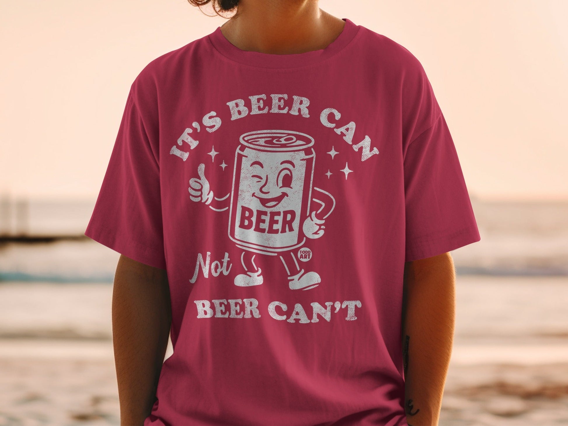 It's Beer Can Not Beer Can't Graphic T-Shirt