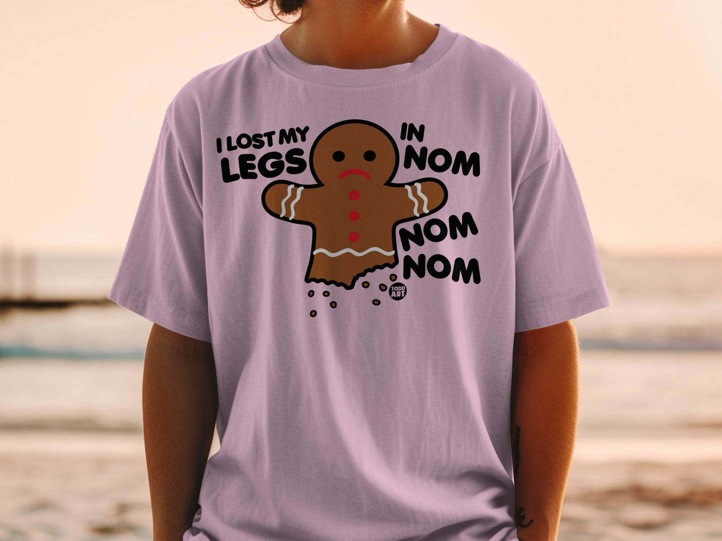I Lost My Legs in Nom Nom Nom Gingerbread T-shirt