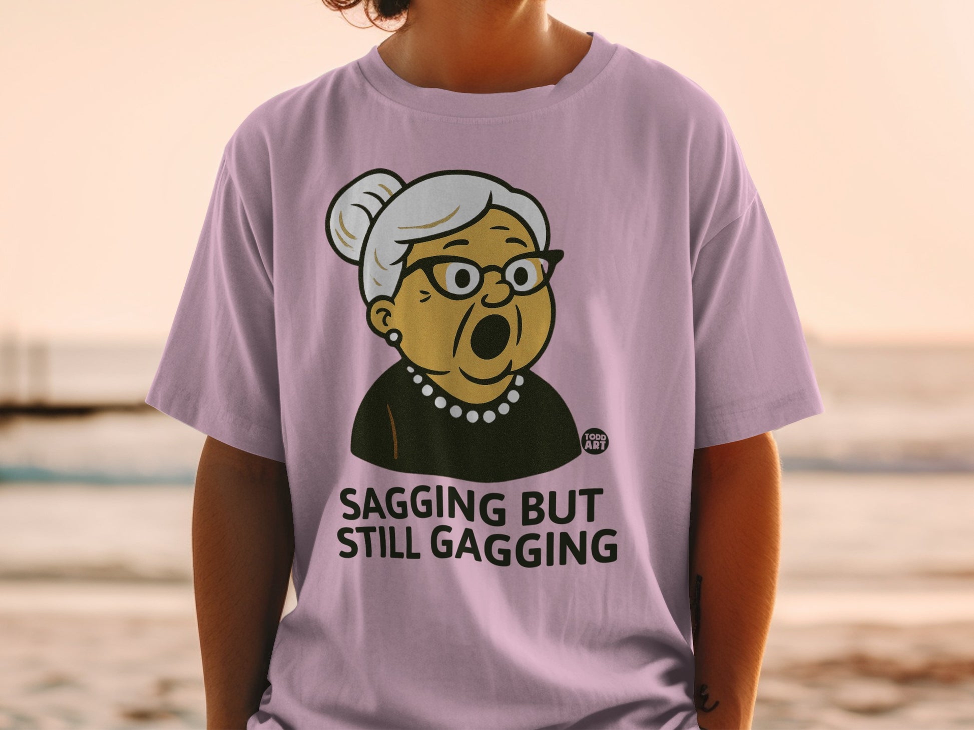Grandma Cartoon SAGGING BUT STILL GAGGING product type
