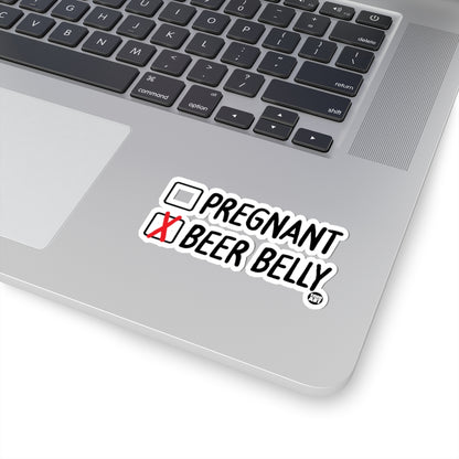 Pregnant Beer BellyTodd Art Sticker