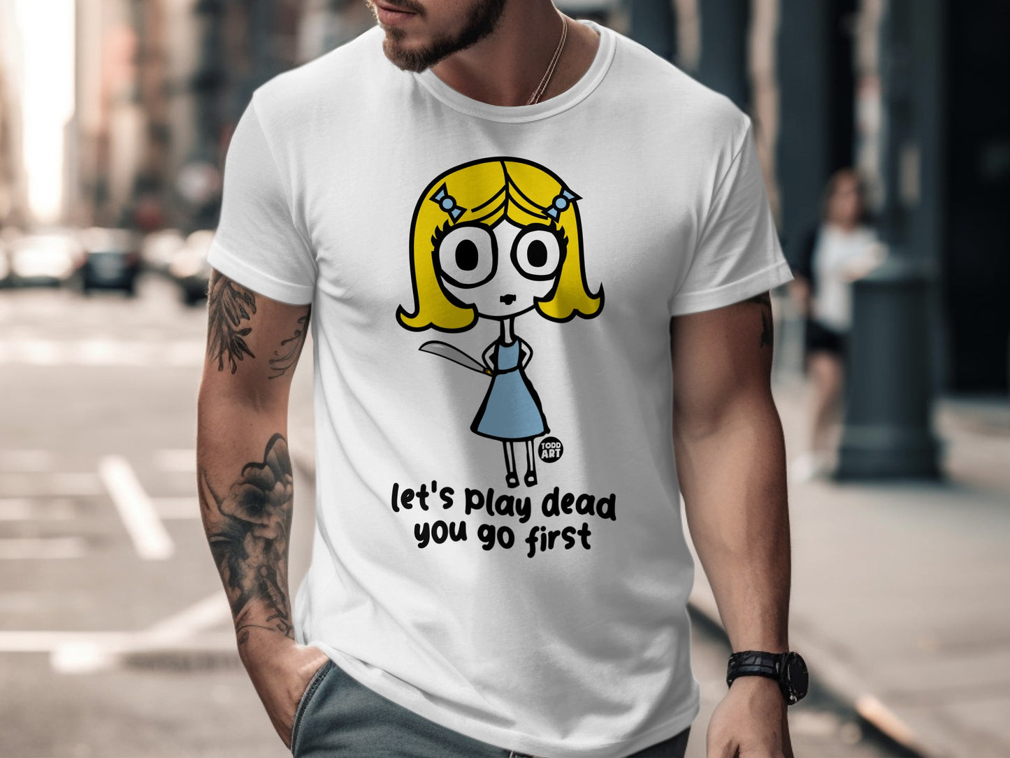 Let's Play Dead You Go First Graphic T-Shirt