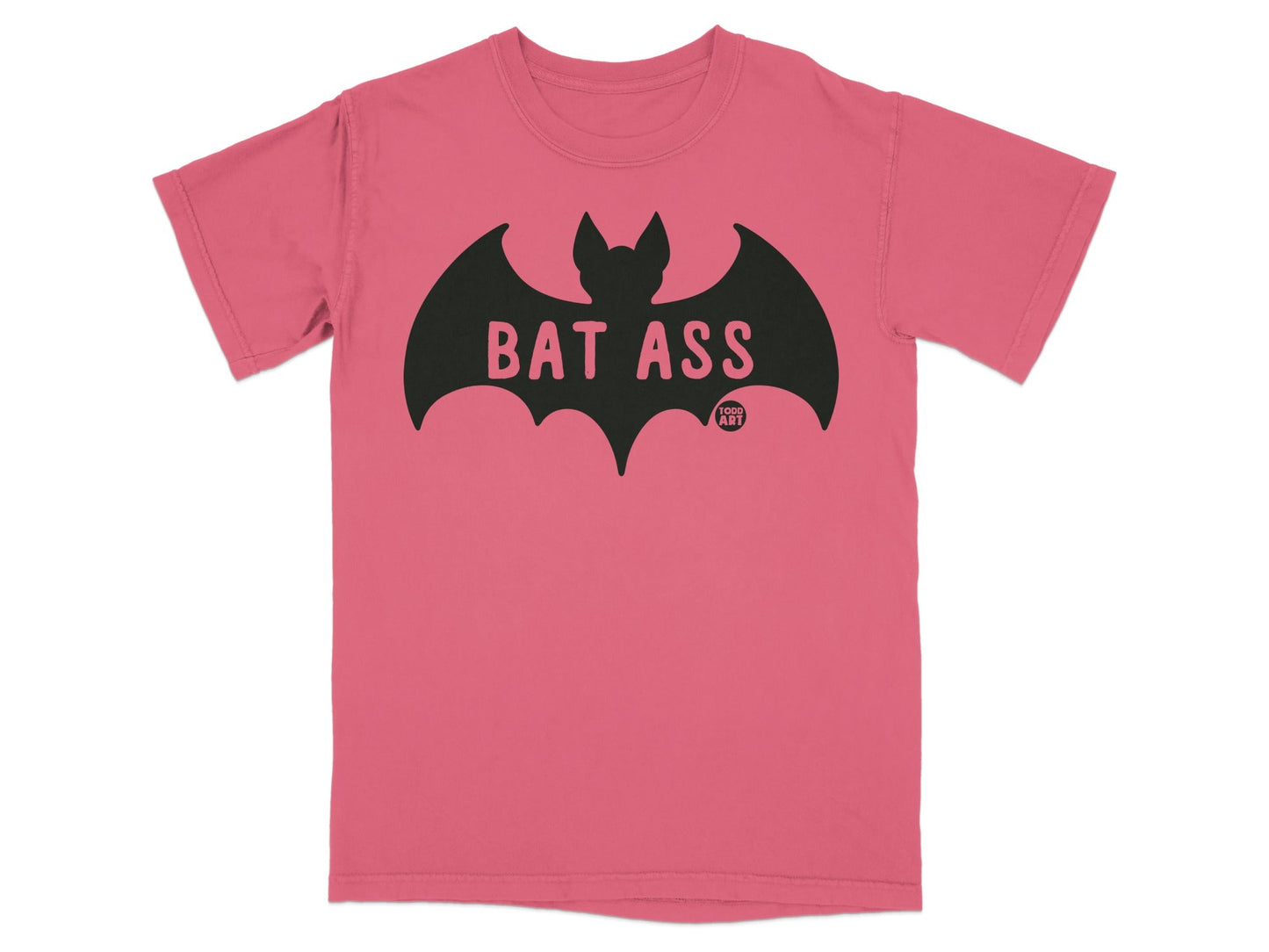 Bat Ass Graphic Design T-Shirt