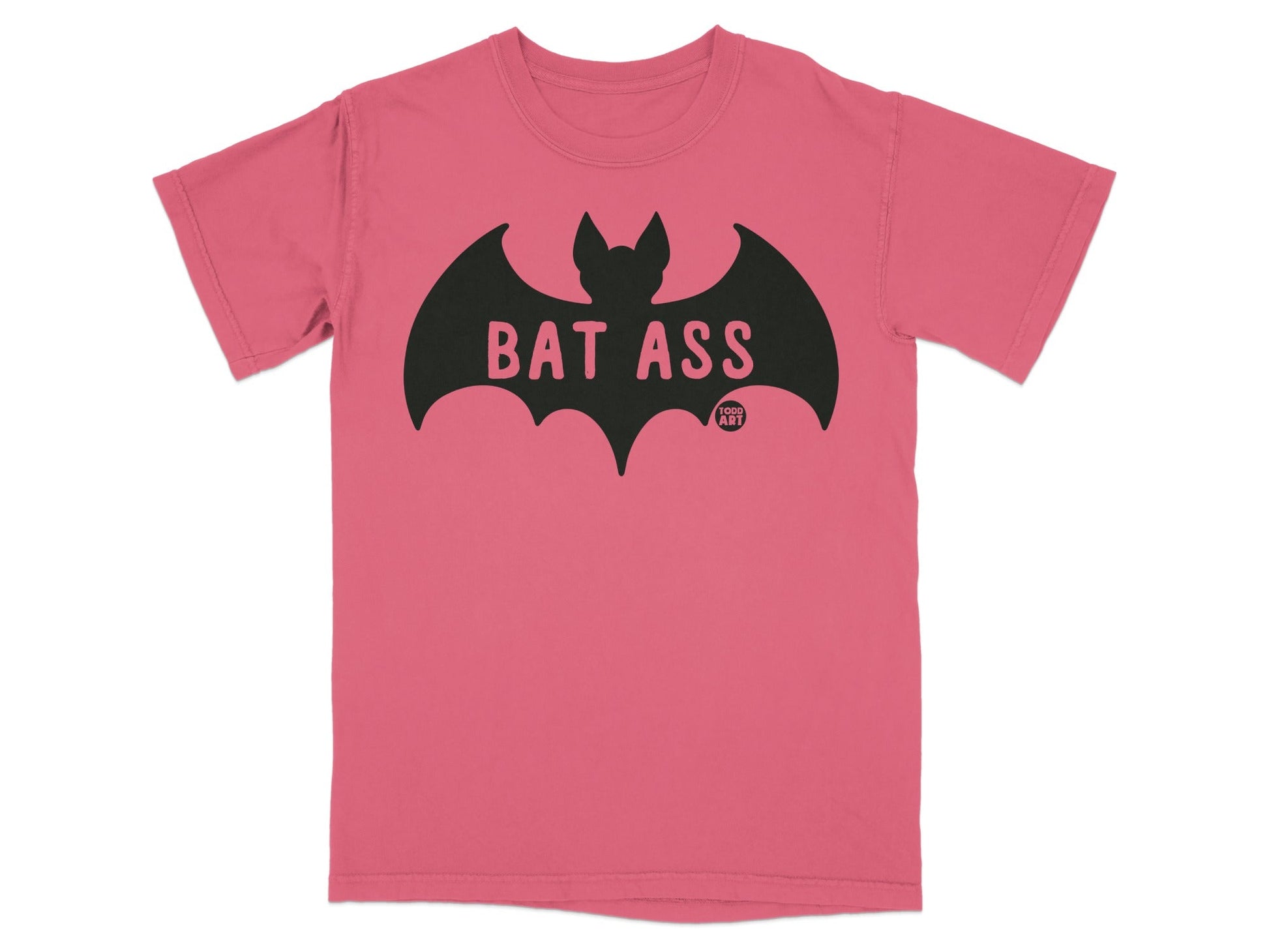 Bat Ass Graphic Design T-Shirt