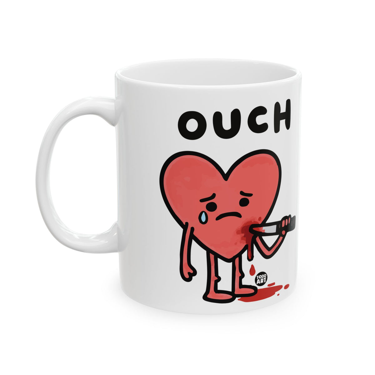 Heartbreak Hurts Todd Art Mug