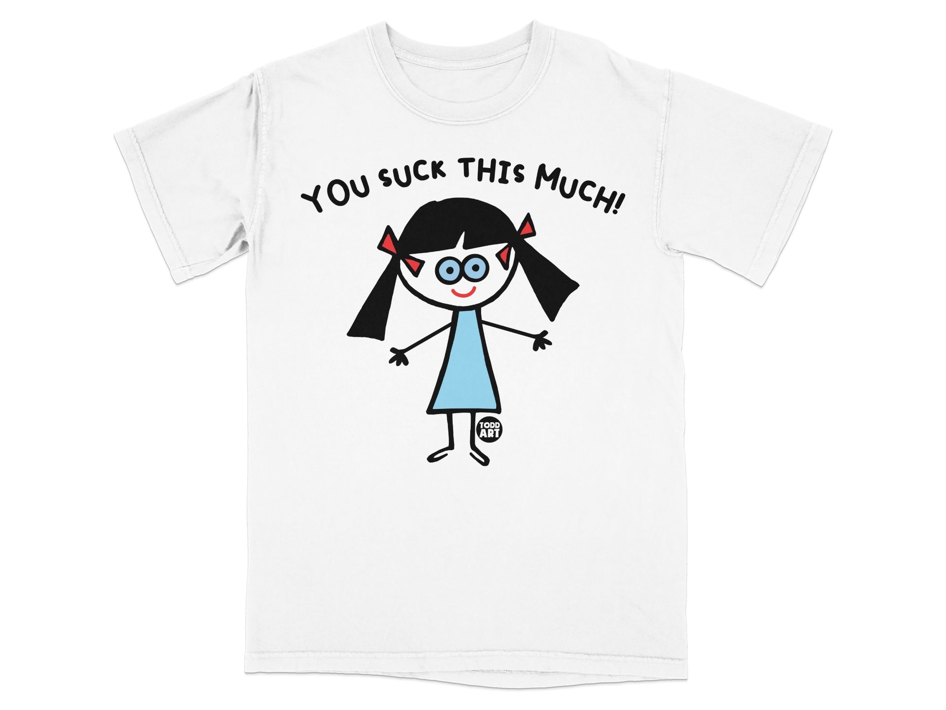 You Suck This Much Cartoon Character T-shirt