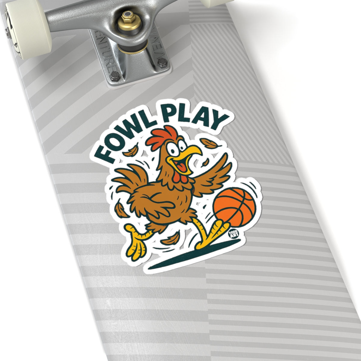 Basketball BirdTodd Art Sticker