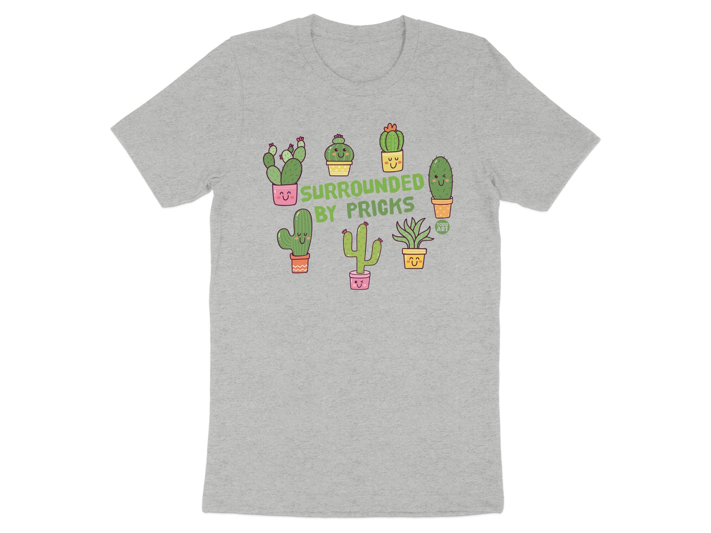 Surrounded by Pricks Cactus Graphic T-Shirt