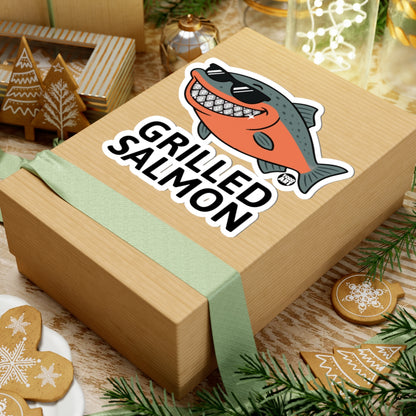 Grilled FishTodd Art Sticker