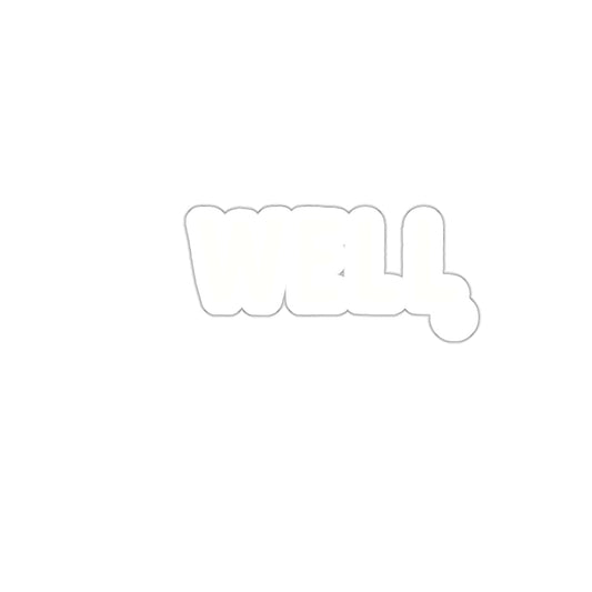 White Well Design Aesthetic Typography Plaque