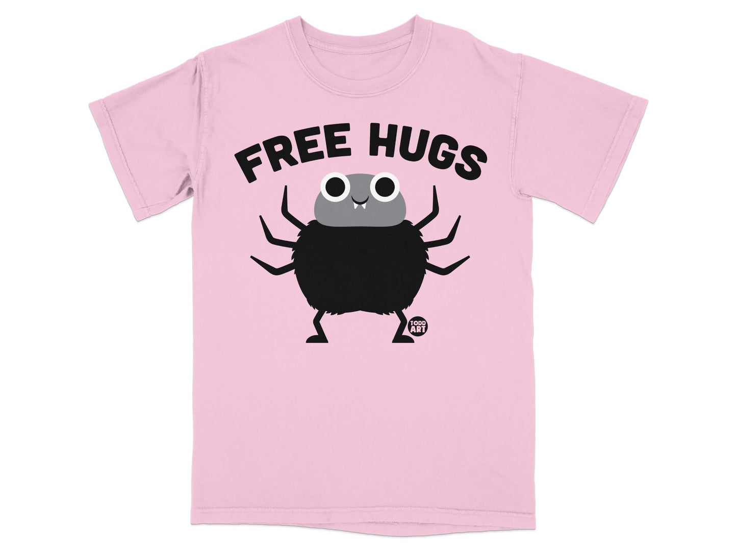 Free Hugs Cute Spider Design T-Shirt Product