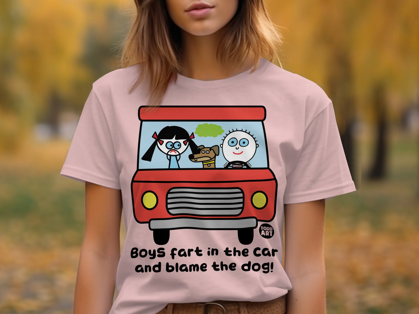 Boys Fart In The Car And Blame The Dog Shirt