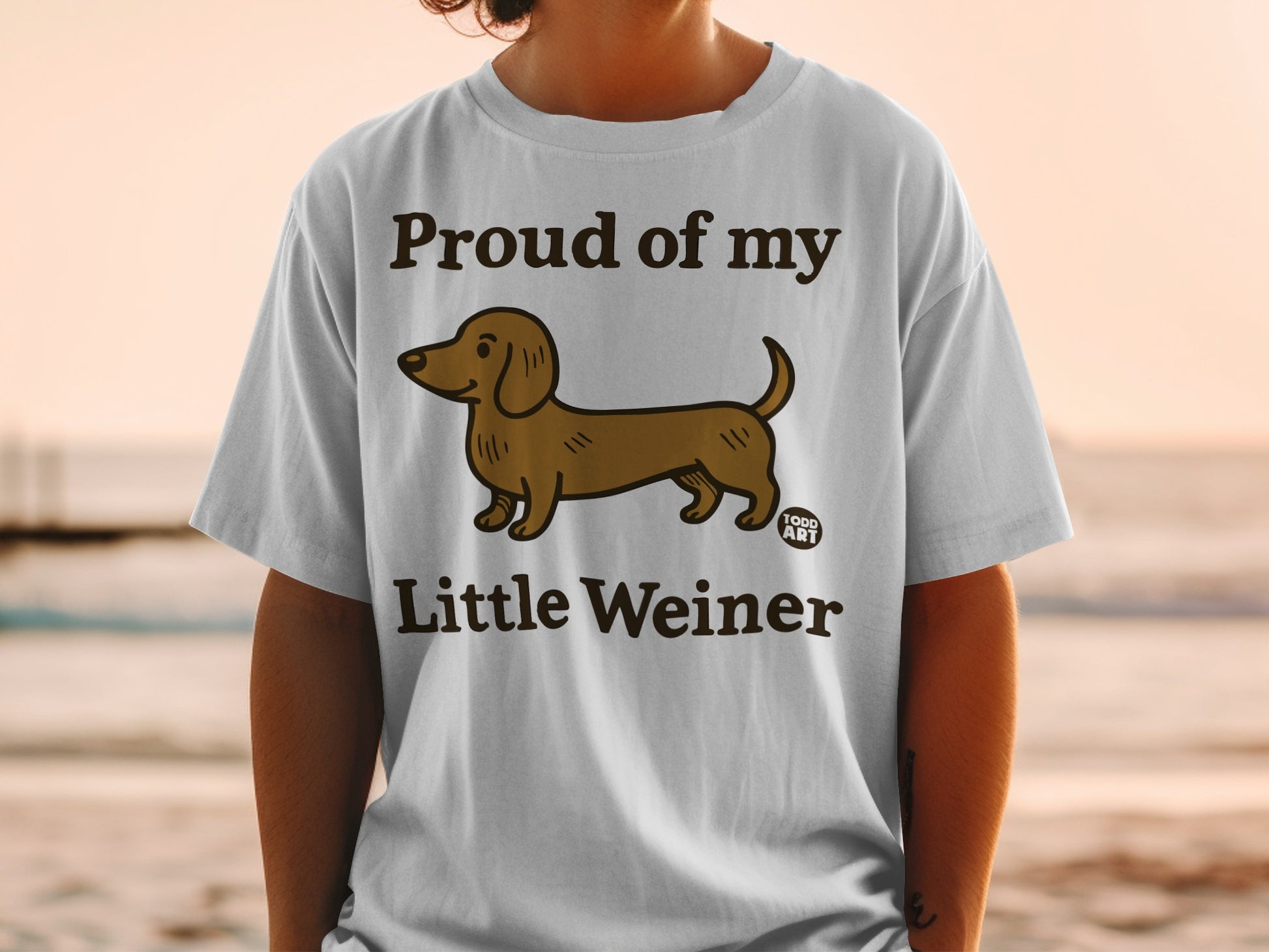Proud of My Little Weiner Dog Lover's Shirt