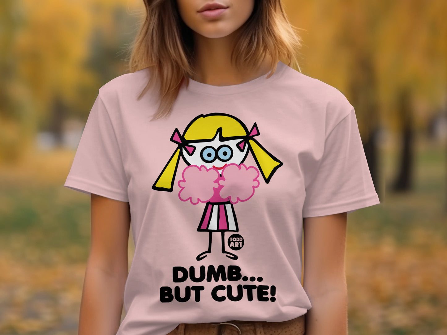 Dumb but Cute Cartoon Character Tee
