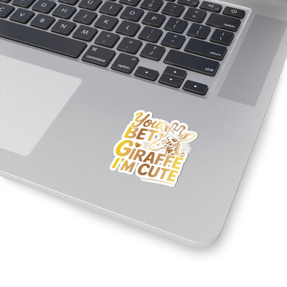 Adorable GiraffeTodd Art Sticker