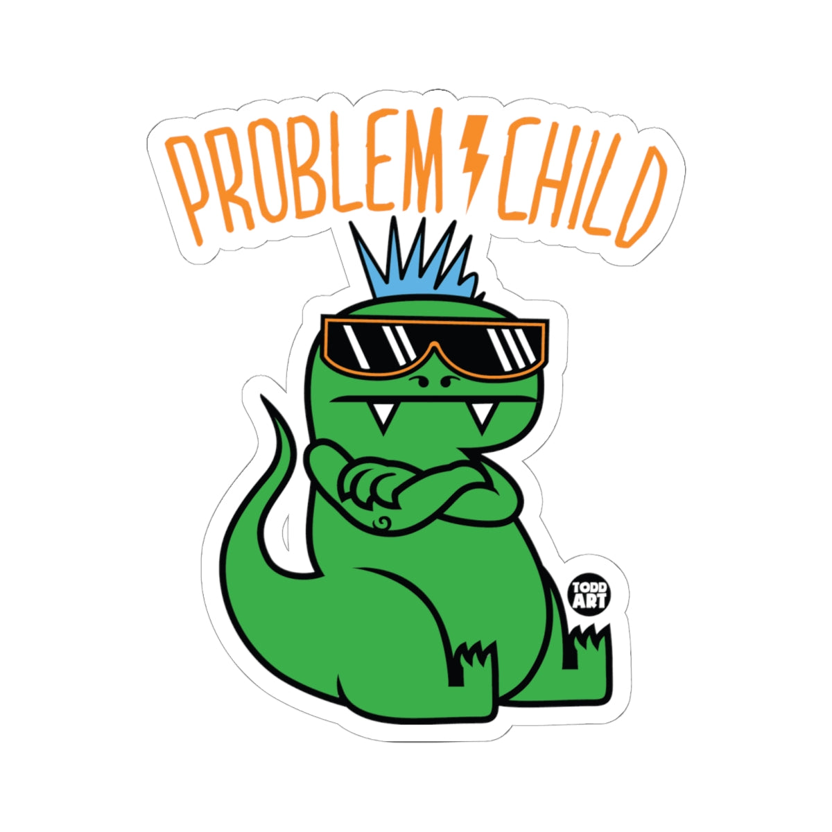 Problem ChildTodd Art Sticker