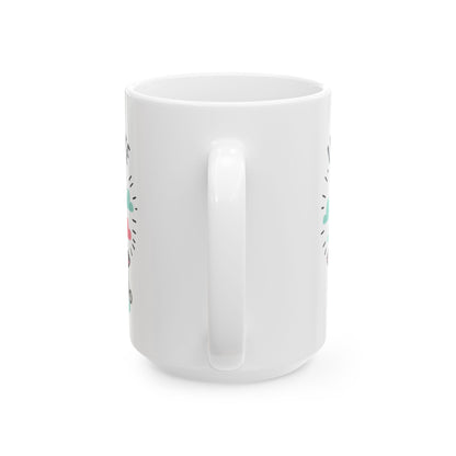 Llama Namaste Meditation Todd Art Mug