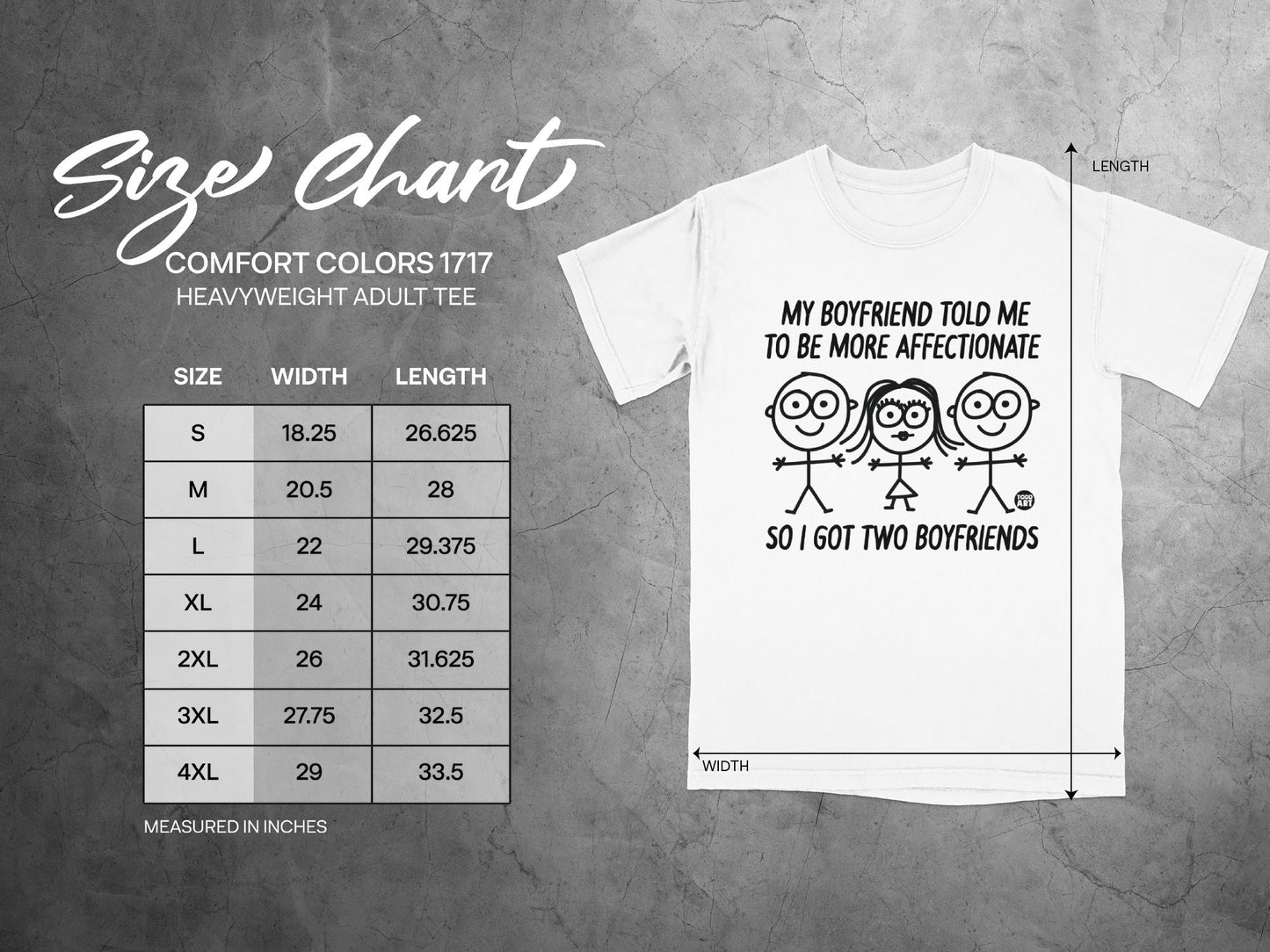 My Boyfriend Told Me To Be More Affectionate Tee