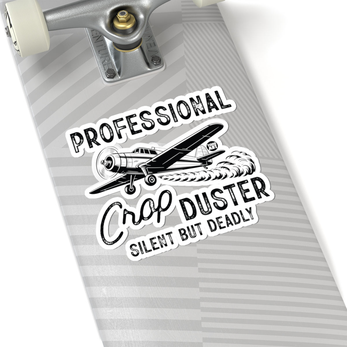 Crop DusterTodd Art Sticker