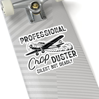 Crop DusterTodd Art Sticker