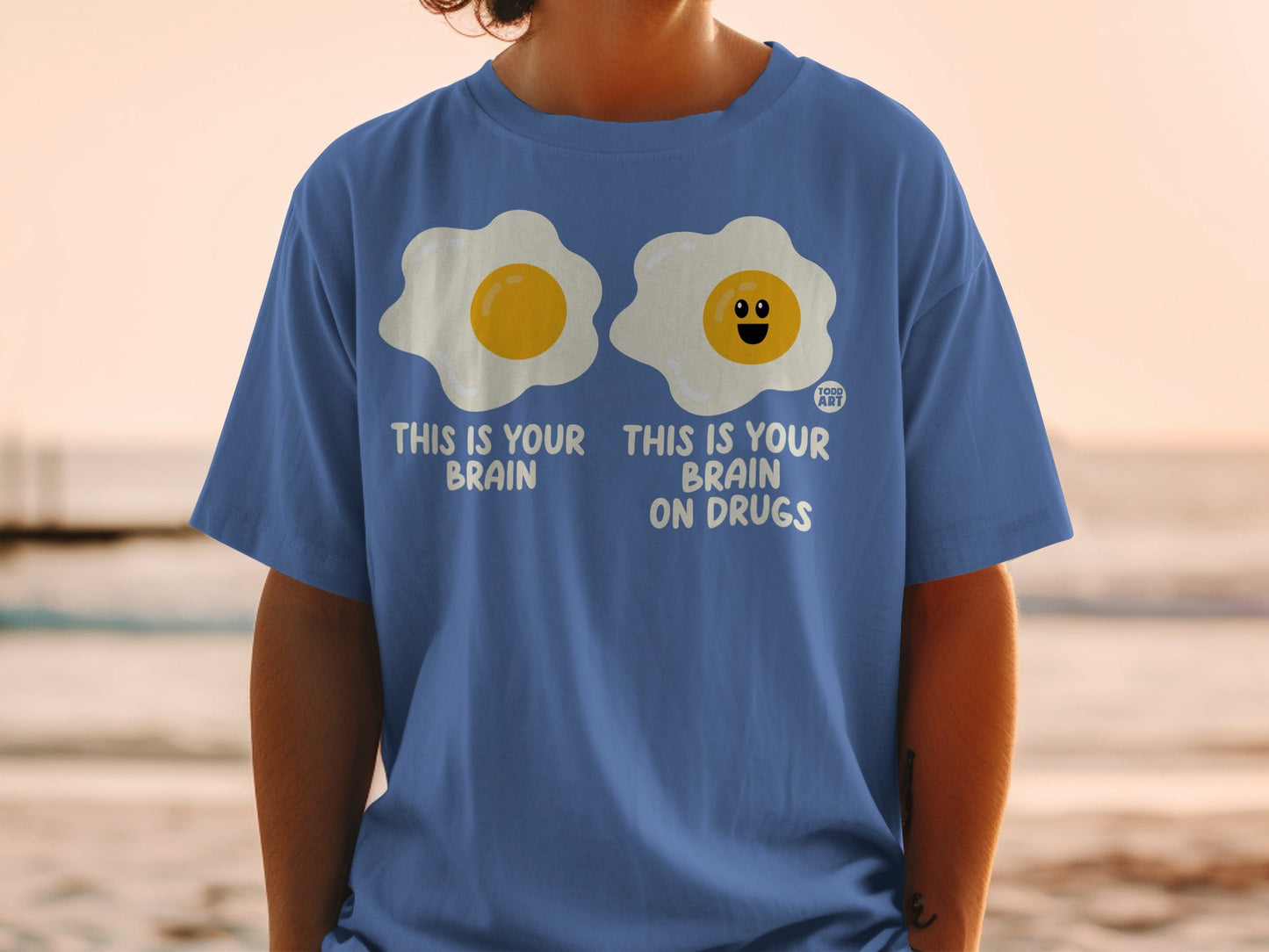 This is Your Brain on Drugs Funny Graphic T-Shirt