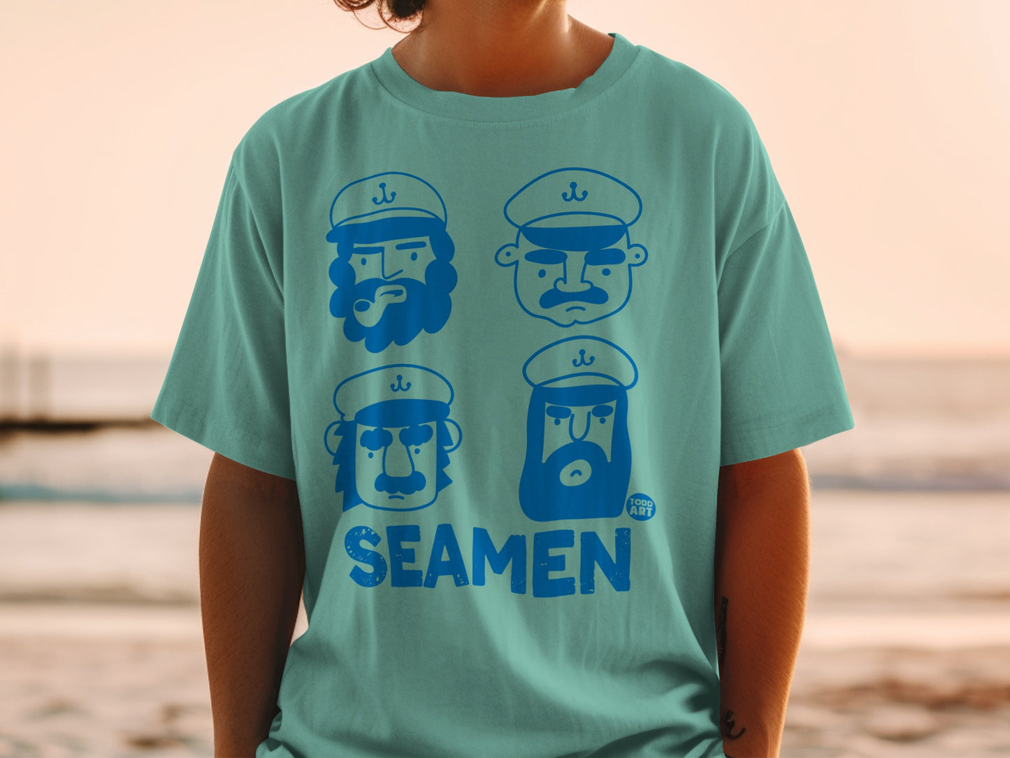 Seamen Sailor Characters Design Todd Art T-Shirt product type