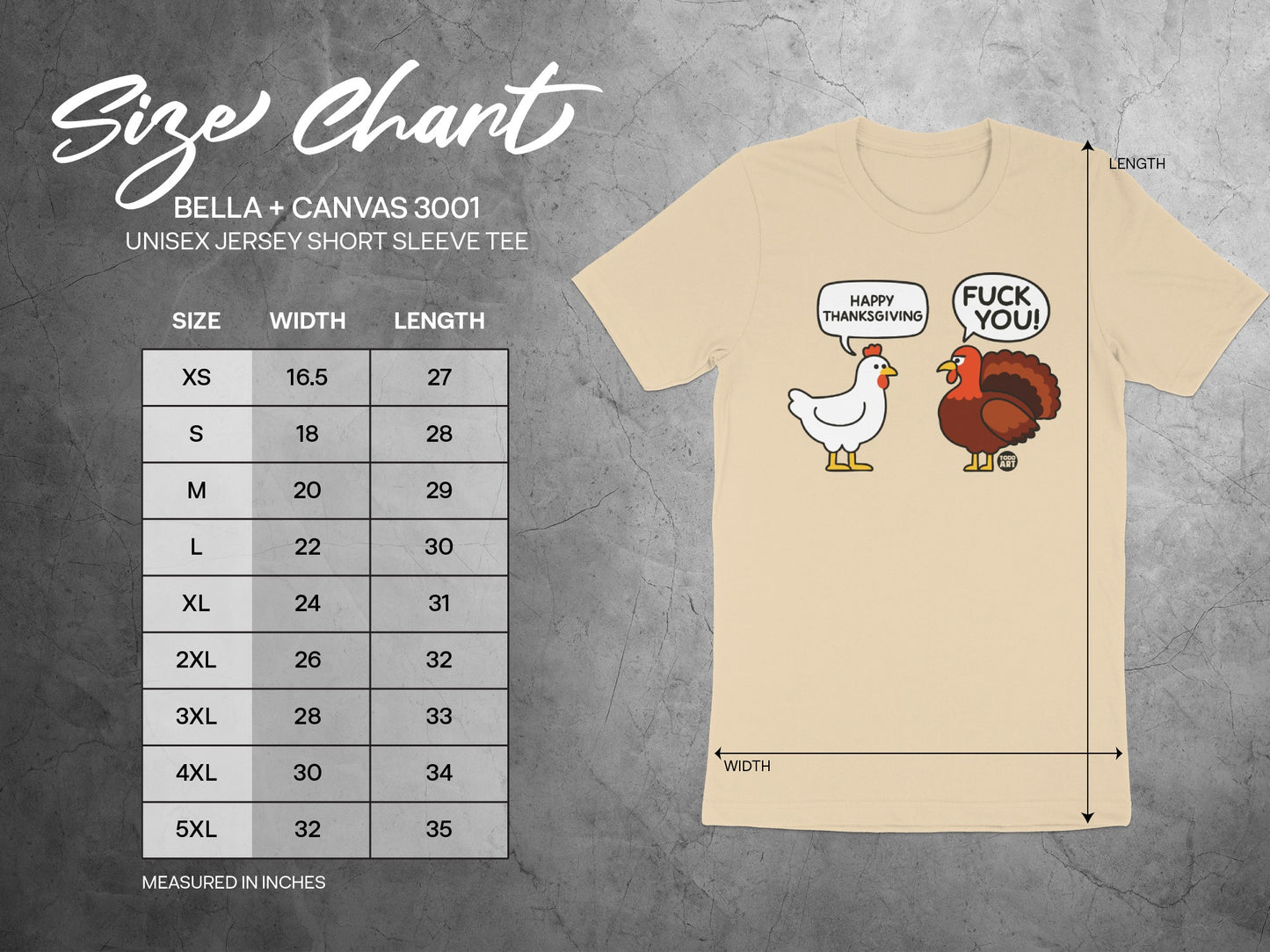 Happy Thanksgiving Chicken and Turkey Tee
