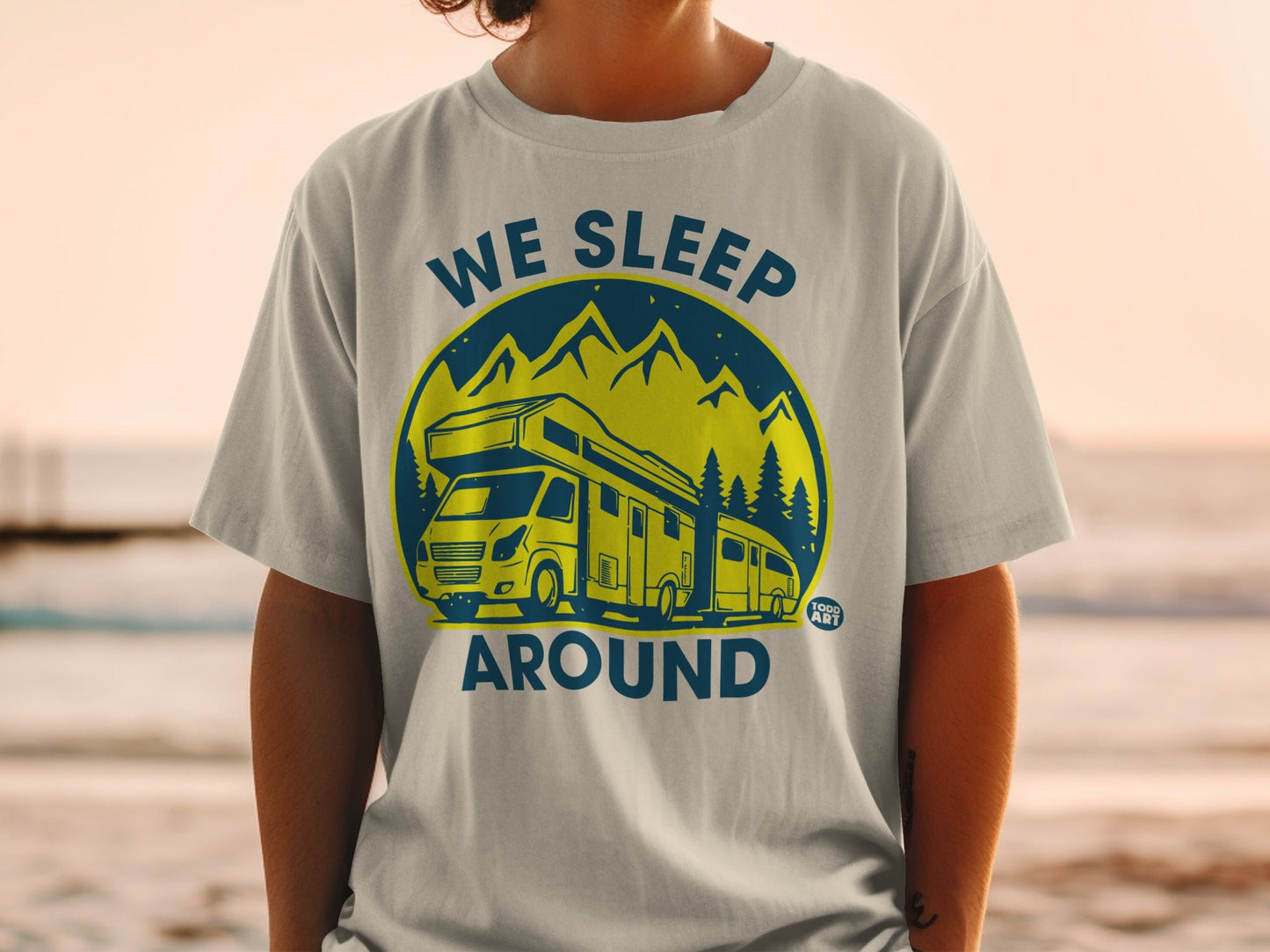 We Sleep Around Road Trip Enthusiast T-shirt