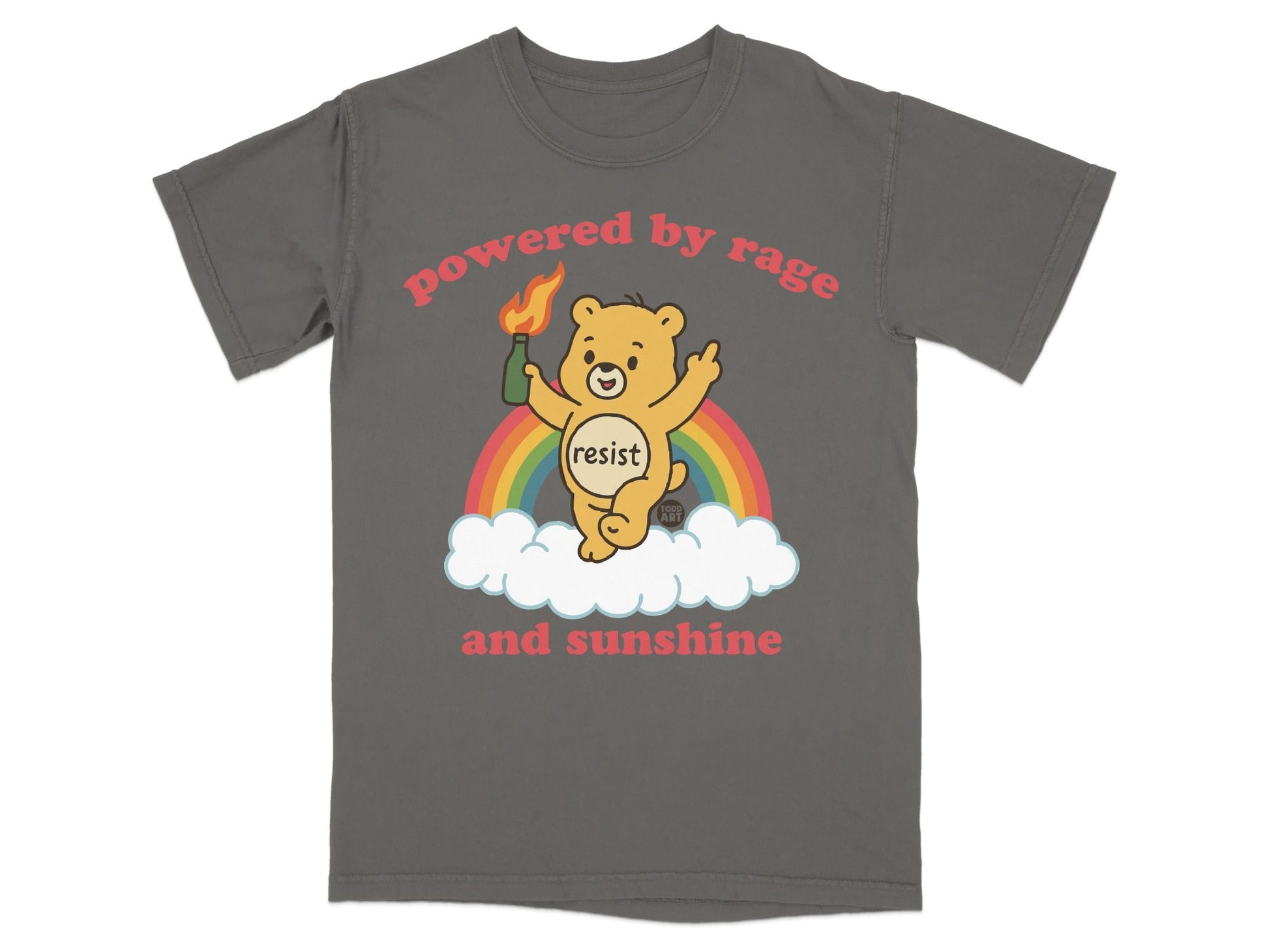 Powered by Rage and Sunshine Resist T-Shirt Product