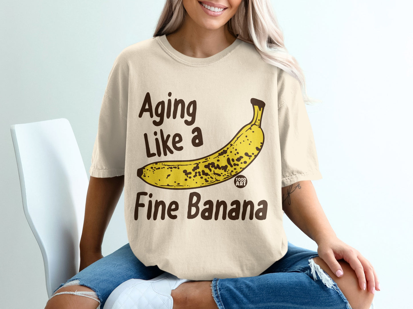 Aging Like a Fine Banana Sweatshirt product type