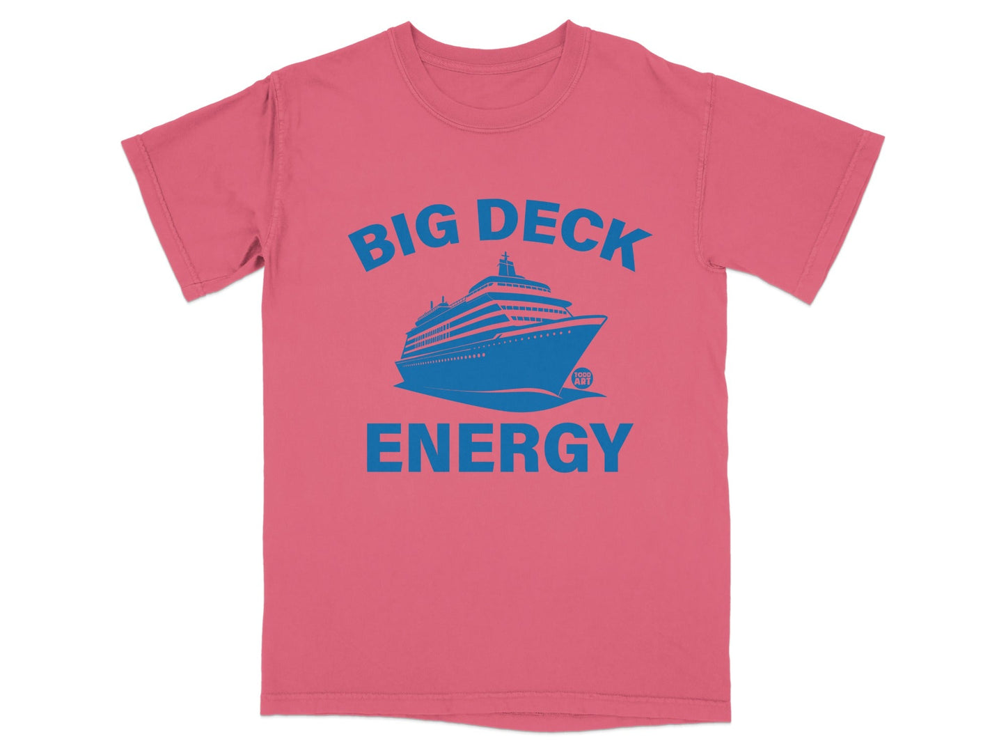 Big Deck Energy Cruise Ship Graphic T-shirt