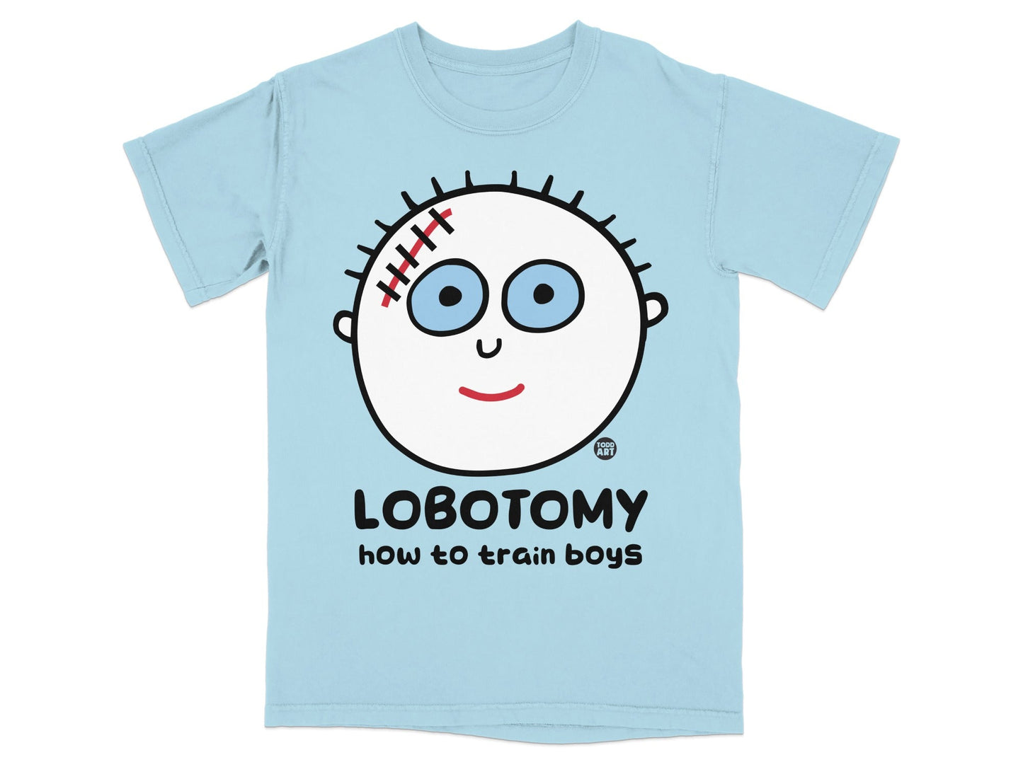 Lobotomy How To Train Boys Graphic Tee Shirt