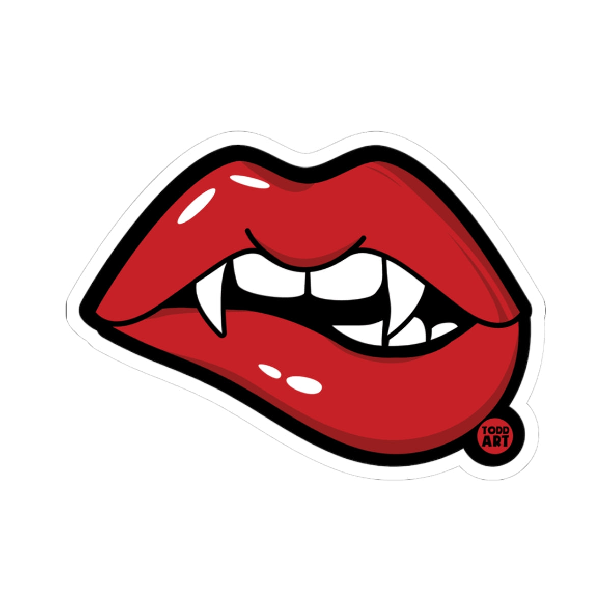 Smile Todd Art Sticker