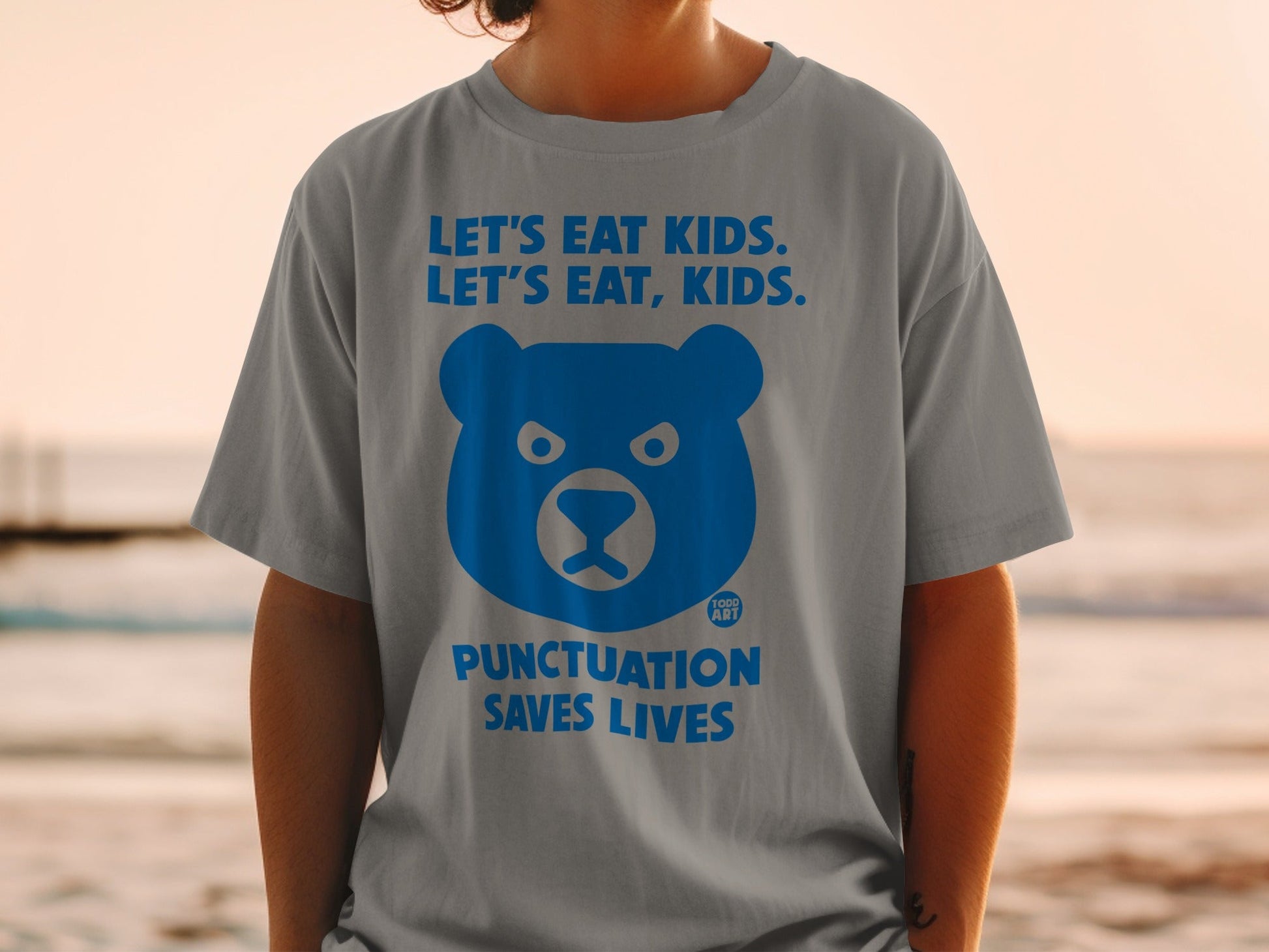 Let's Eat Kids Punctuation Saves Lives T-Shirt