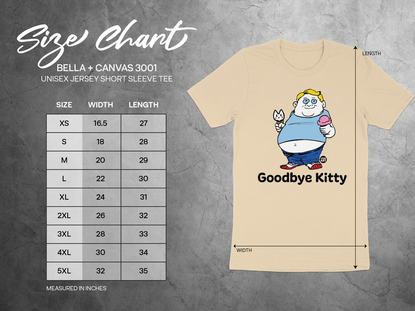 Goodbye Kitty Graphic Short Sleeve Tee