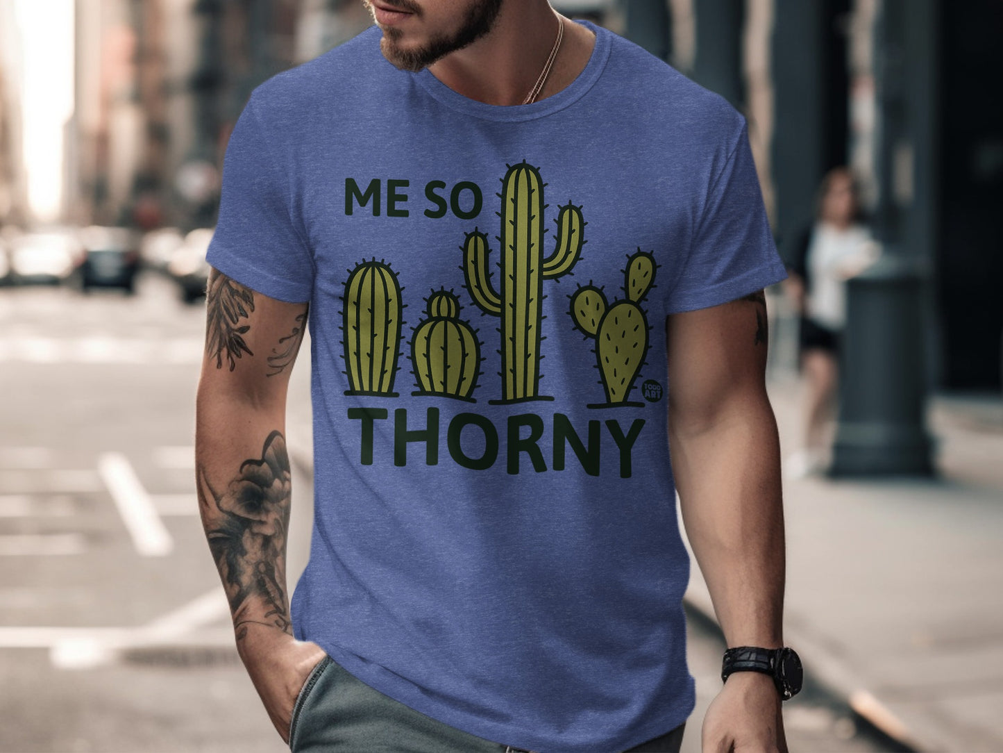 Me So Thorny Fun Cactus Graphic Tee Shirt