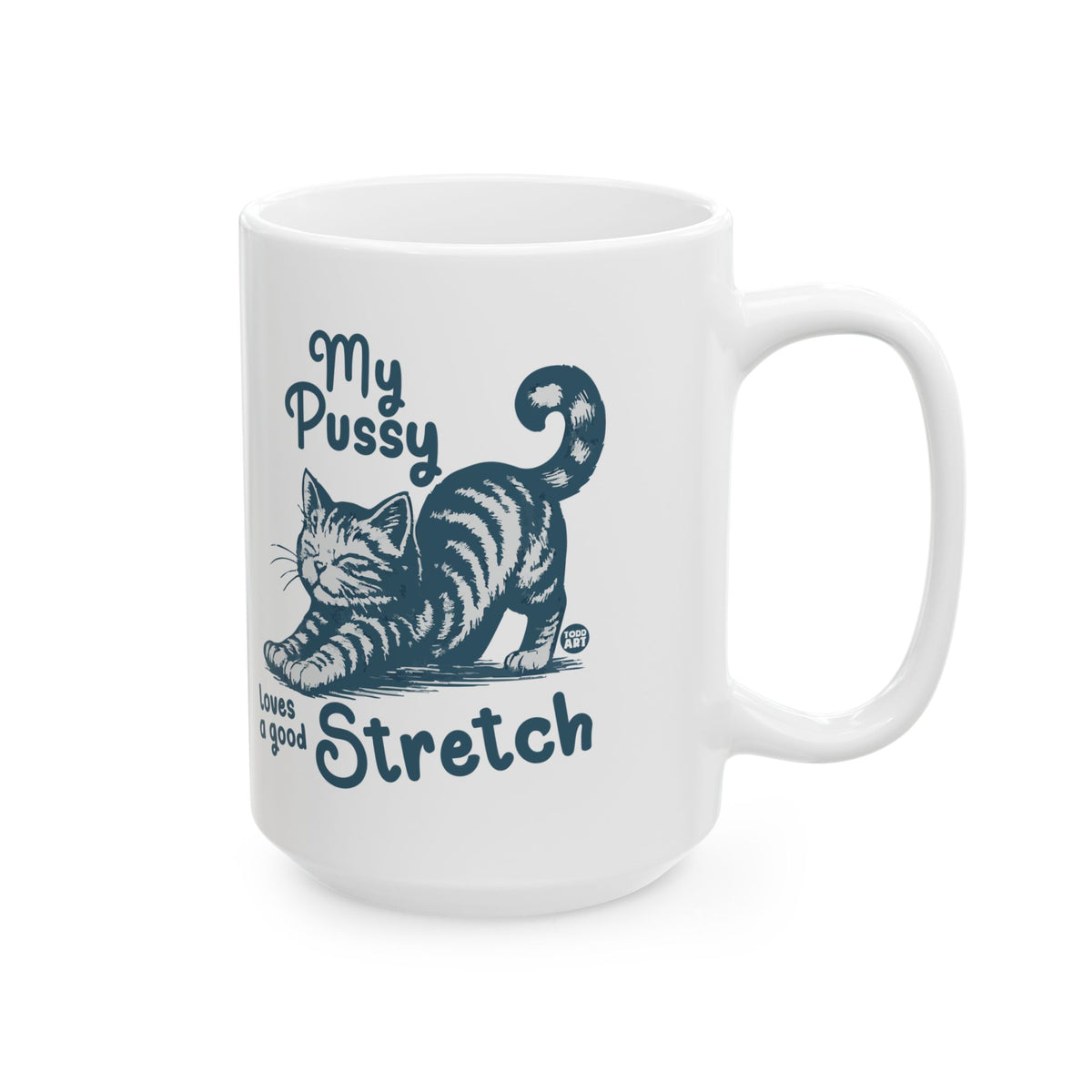 Pussy Stretch Todd Art Mug