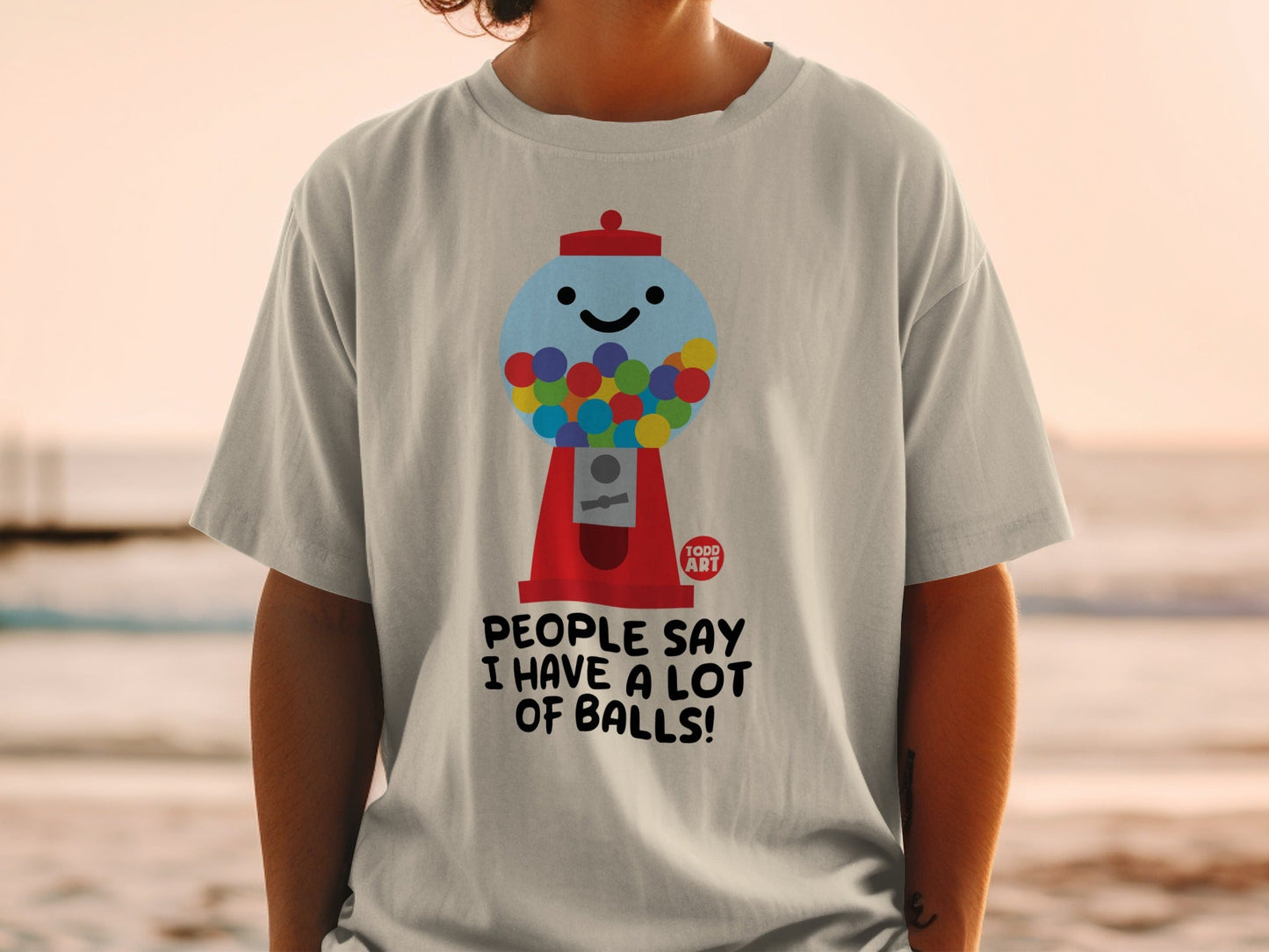 Funny Gumball Machine Quote T-Shirt for Men Women