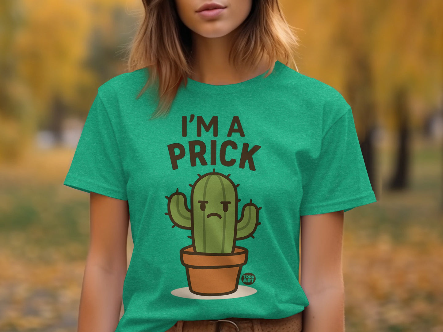 I'm A Prick Cactus Graphic Funny T-shirt