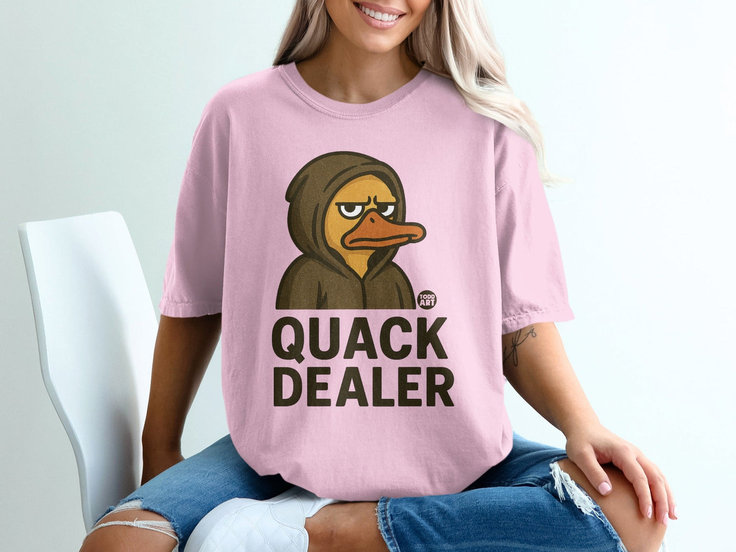 Quack Dealer Hoodie Duck Design Cute Graphic Shirt
