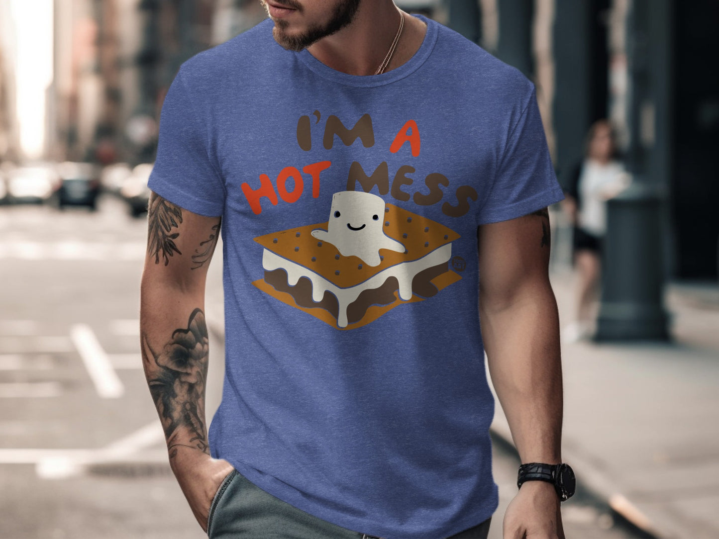 I'm A Hot Mess S'mores Graphic Tee Shirt