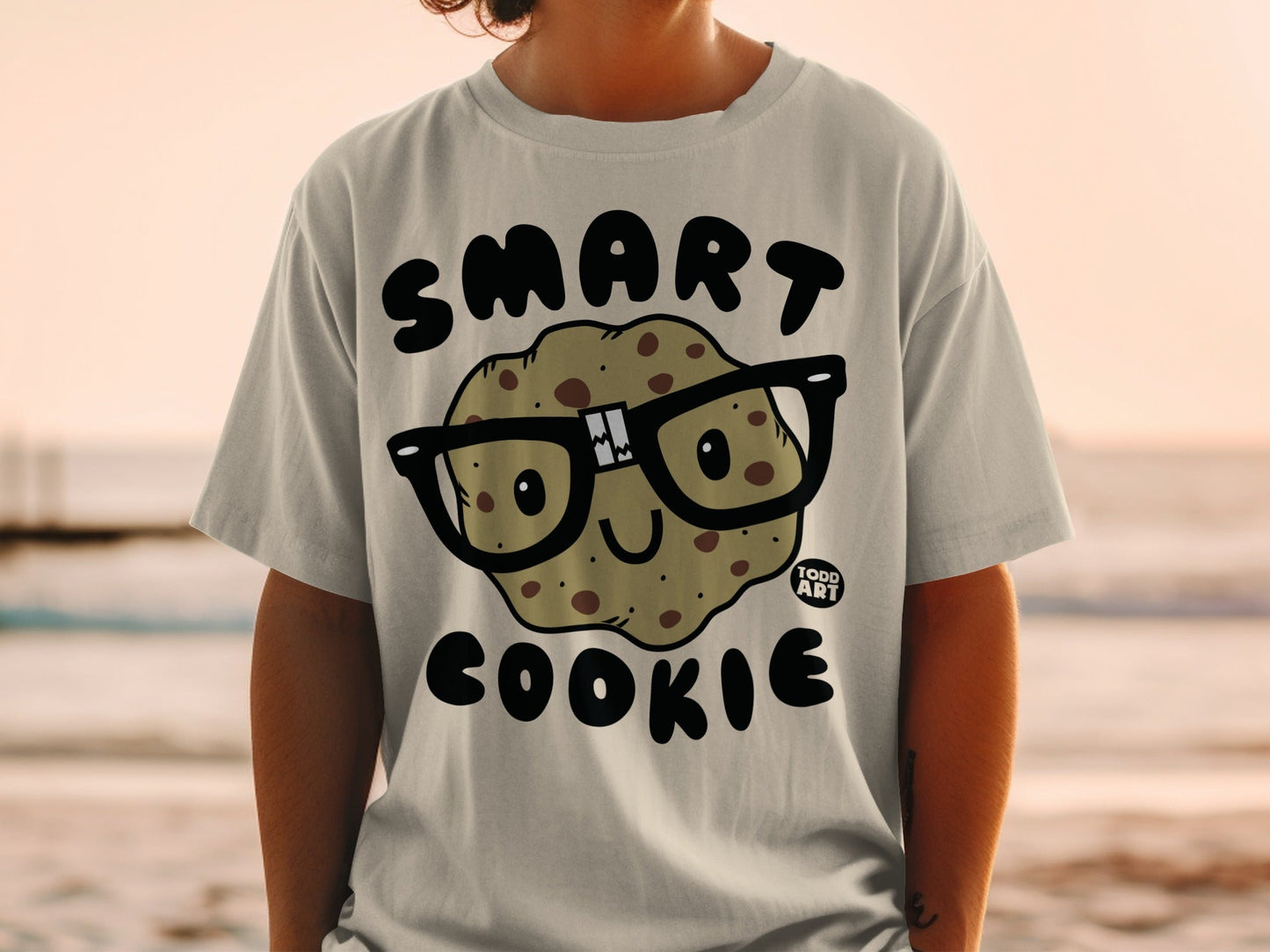 Smart Cookie Cute Geeky Design Graphic Tee Shirt