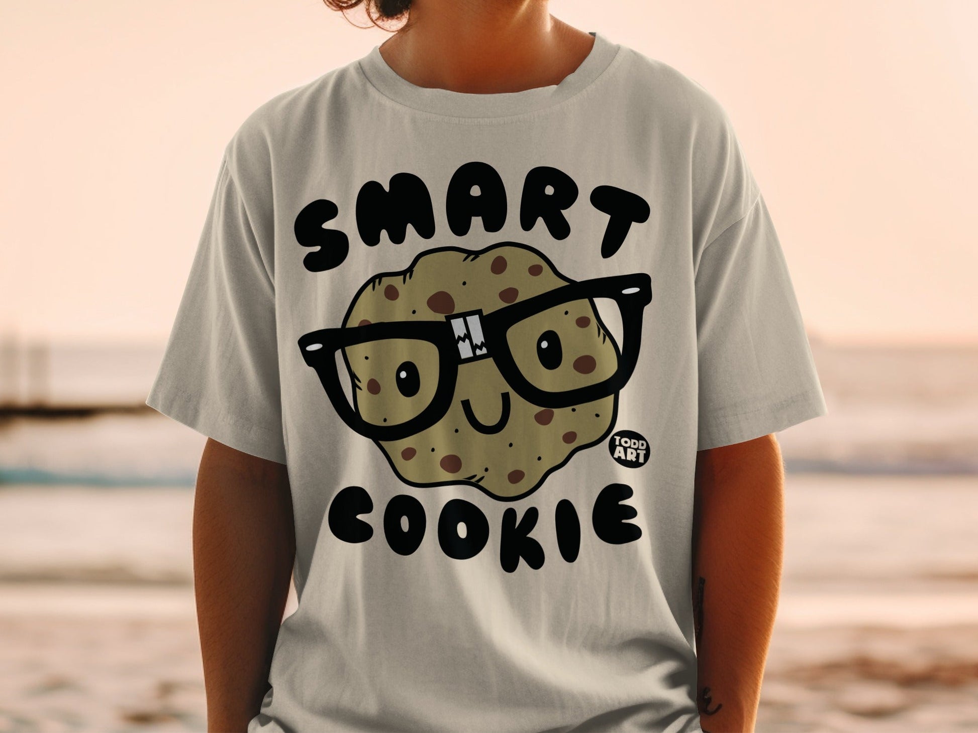 Smart Cookie Cute Geeky Design Graphic Tee Shirt