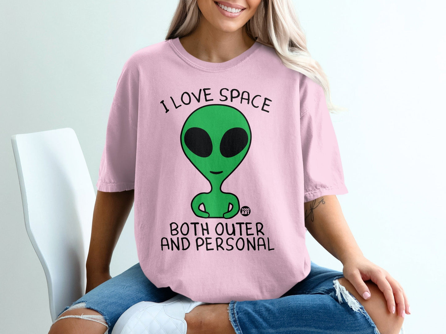 I Love Space Both Outer and Personal Alien Shirt
