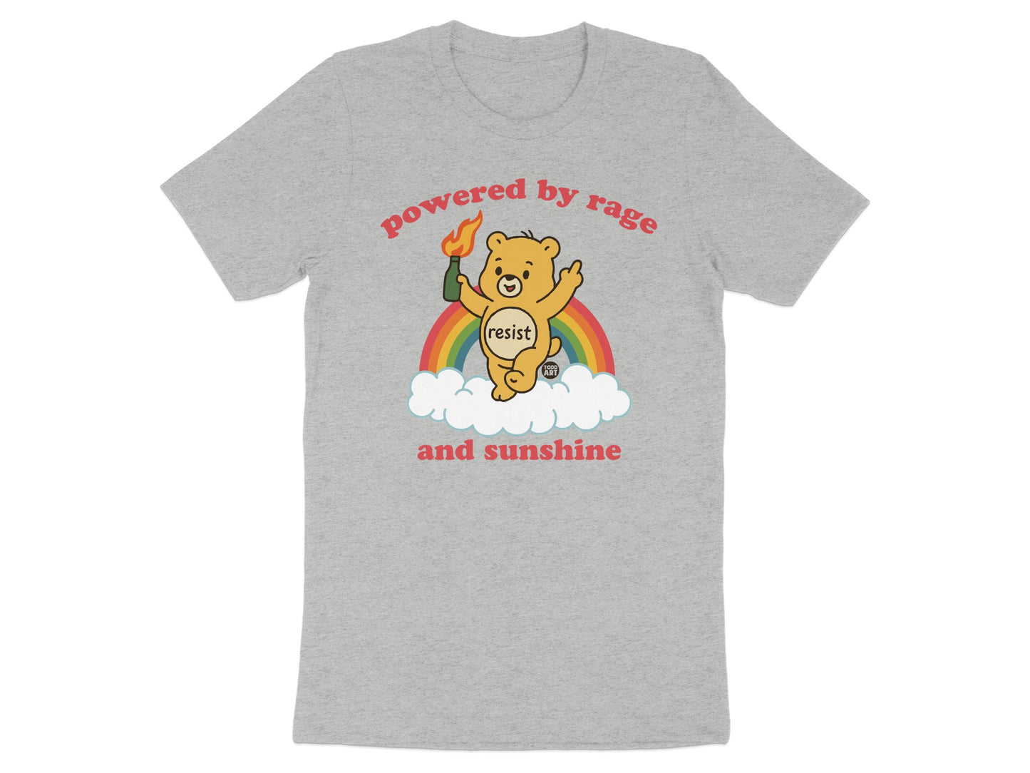 Powered by Rage and Sunshine Graphic T-shirt