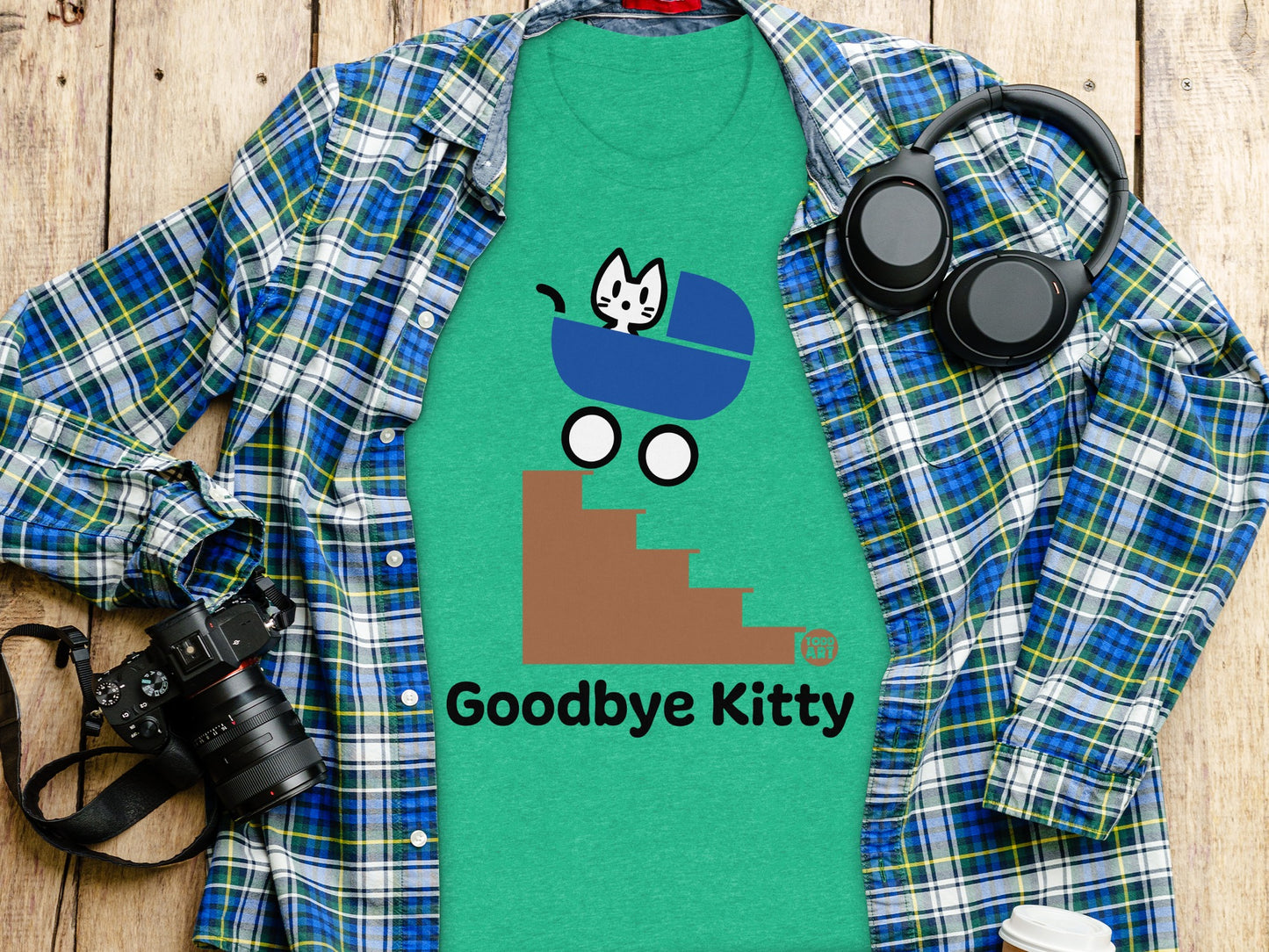 Goodbye Kitty Unique Design Graphic Tee
