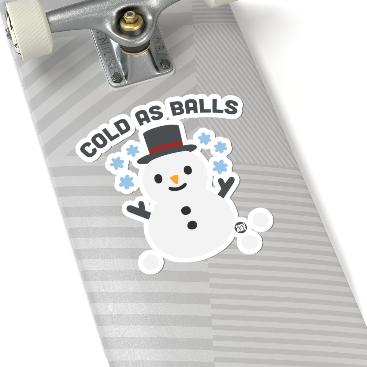Frosty Friend Todd Art Sticker
