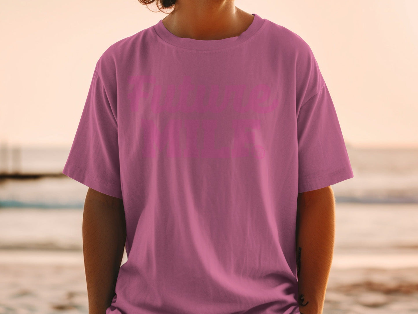 Vibrant Pink Casual Beachwear Short Sleeve Shirt